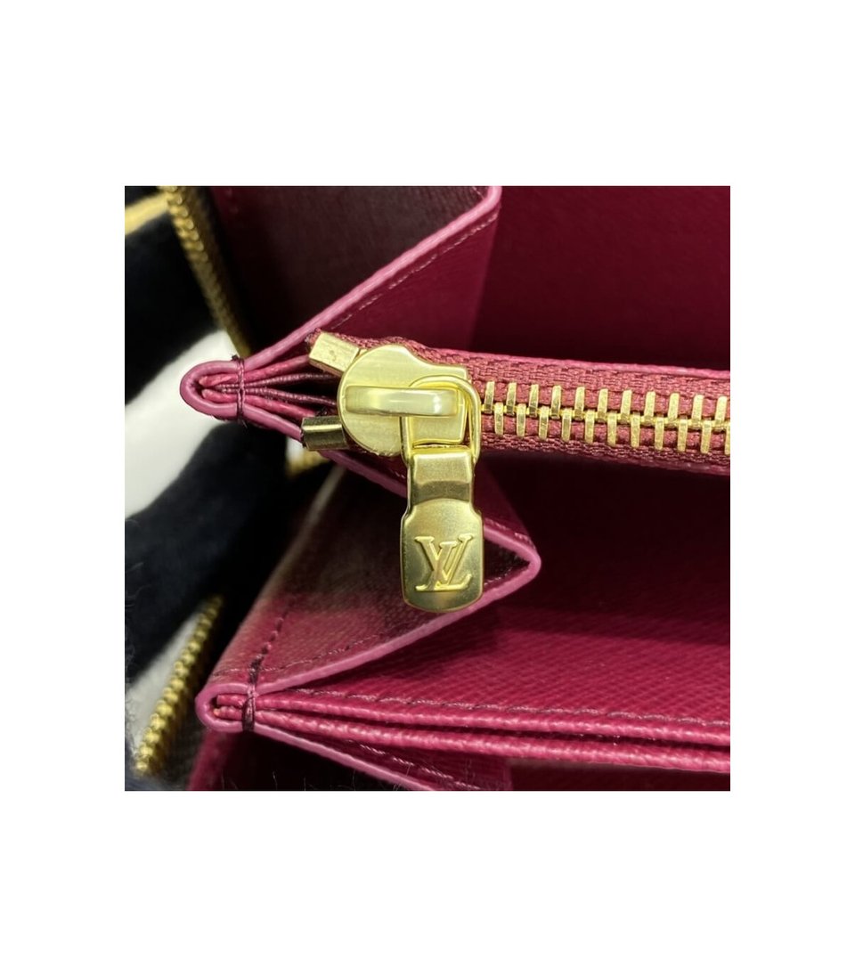 Louis Vuitton Monogram Zippy Wallet Fuchsia view 8