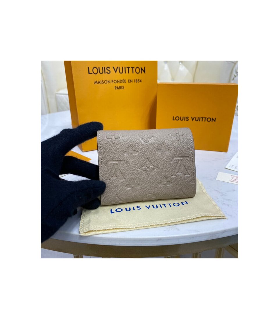 Louis Vuitton Monogram Empreinte Victorine Wallet Tourterelle view 3