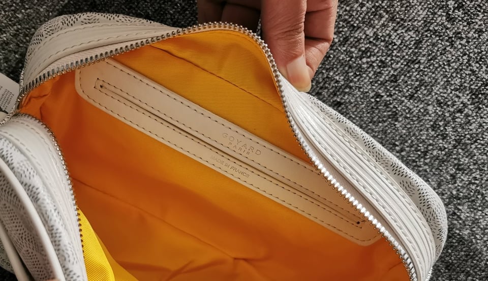 Goyard Cap-Vert Pm Bag 23X8X14Cm White Canvas view 9