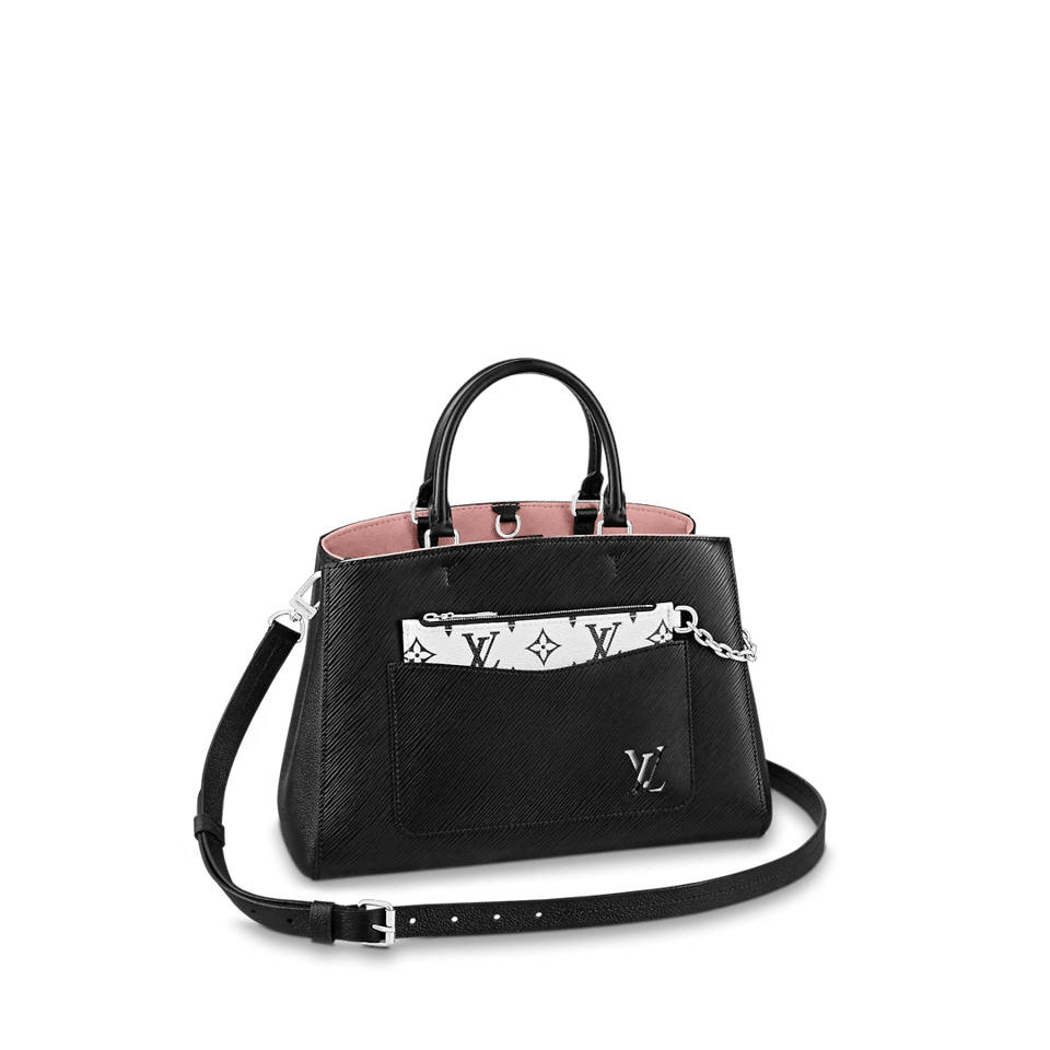 Louis Vuitton Marelle Tote Mm 30Cm Black view 2