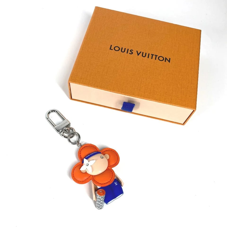 Louis Vuitton Vivienne Gym Bag Charm M01198 Orange And Blue Color 13.5cm/5.3in view 2