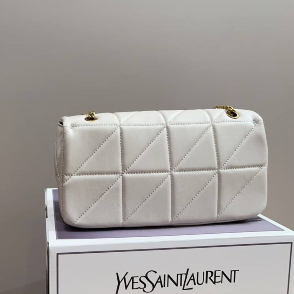 Saint Laurent Jamie Medium In White 26Cm view 4