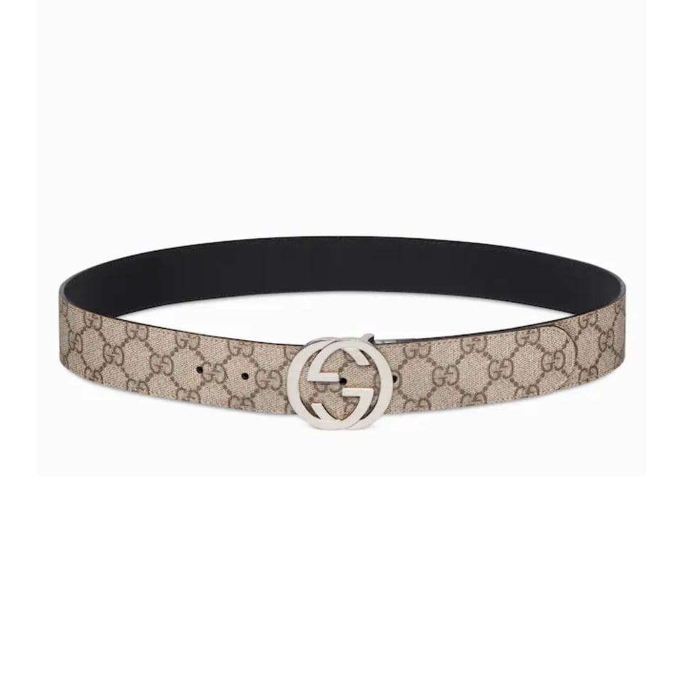 Gucci Reversible GG Marmont Belt Black Leather 838593 FAE0Y 9870