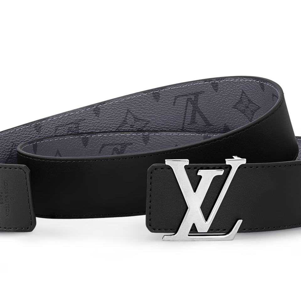 Louis Vuitton LV Silver Initiales 40mm Reversible Men Belt M0285T view 4