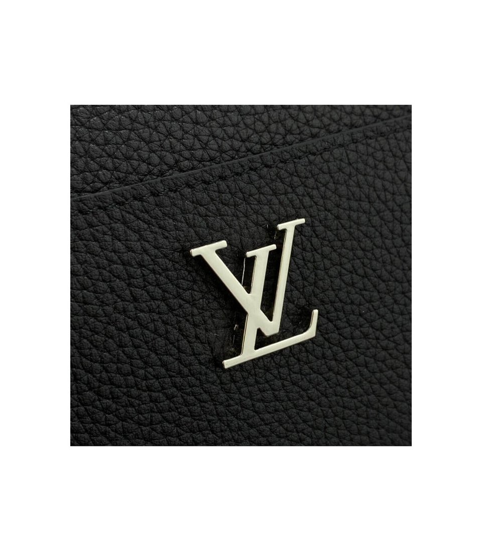 Louis Vuitton Lockme Zippy Wallet Black view 6
