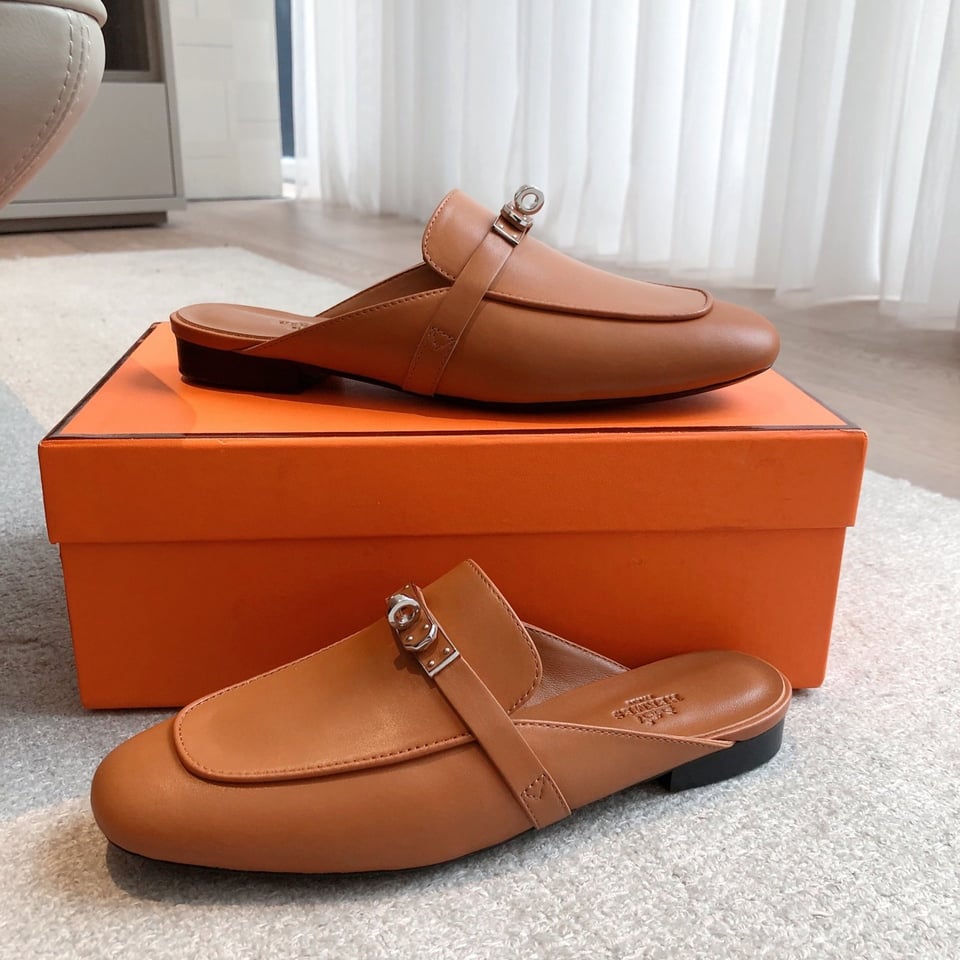 Hermes Oz Mule Brown view 6