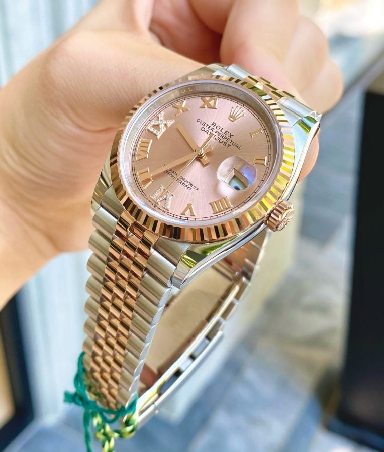 [Superclone] Rolex Datejust 36mm Rosé – Colour Dial Jubilee 126231 view 3