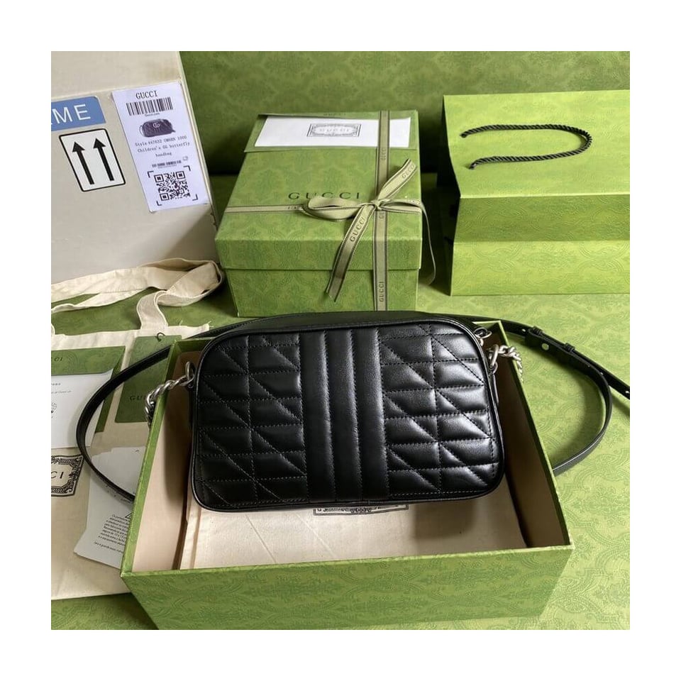 Gucci GG Marmont Small Shoulder Bag Black view 4