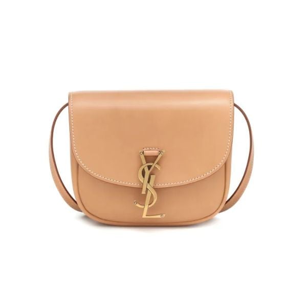 Saint Laurent Kaia Small Smooth Leather Beige view 2