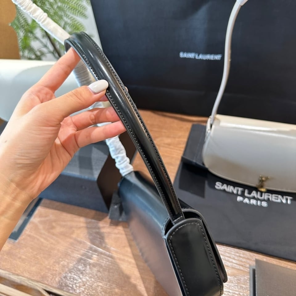 Saint Laurent Mini Voltaire In Box Black 17Cm view 5