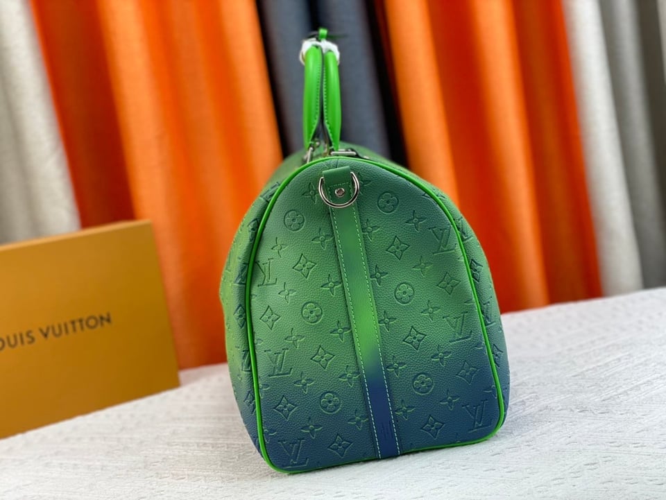 Louis Vuitton Keepall Bandouliere 50Cm Blue And Green view 9