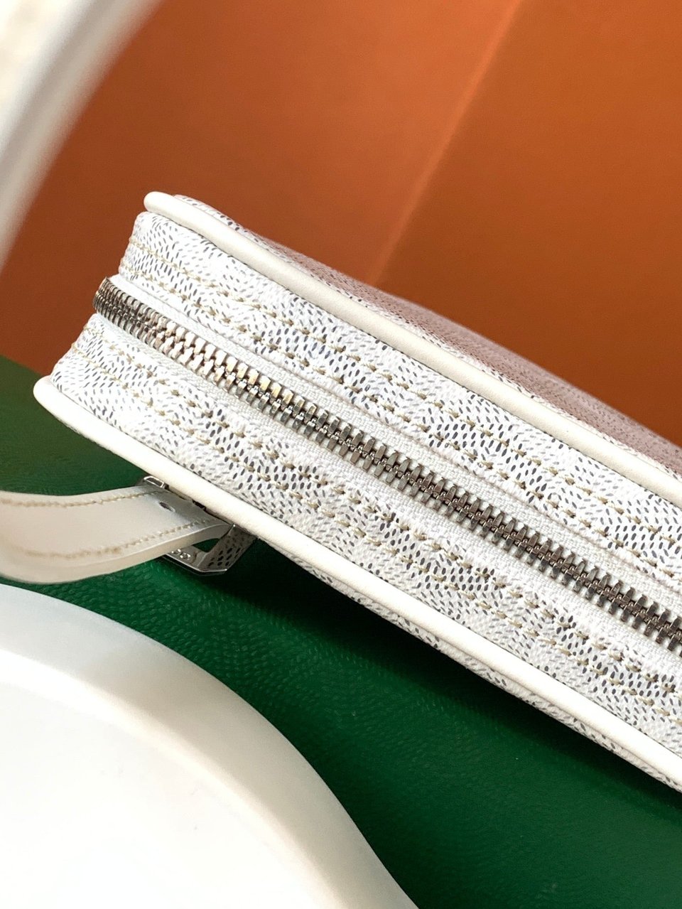 Goyard Yona Bag Coated MM 21Cm White Canvas view 5