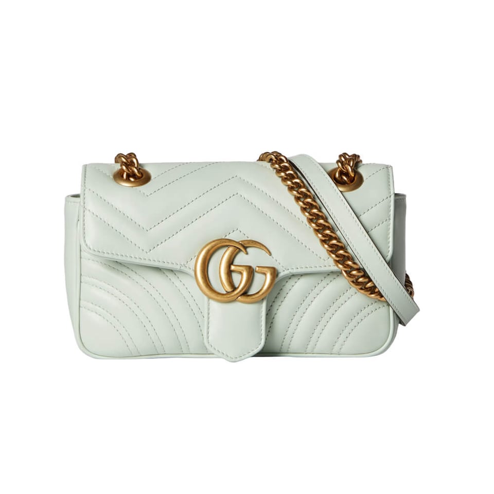 Gucci GG Marmont Matelasse Mini Bag Pale Green view 2
