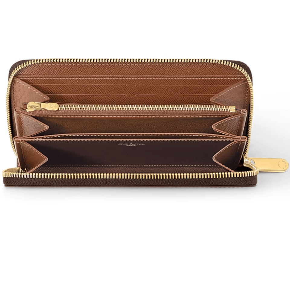 Louis Vuitton Brown Zippy Wallet For Women 20cm M42616 view 4