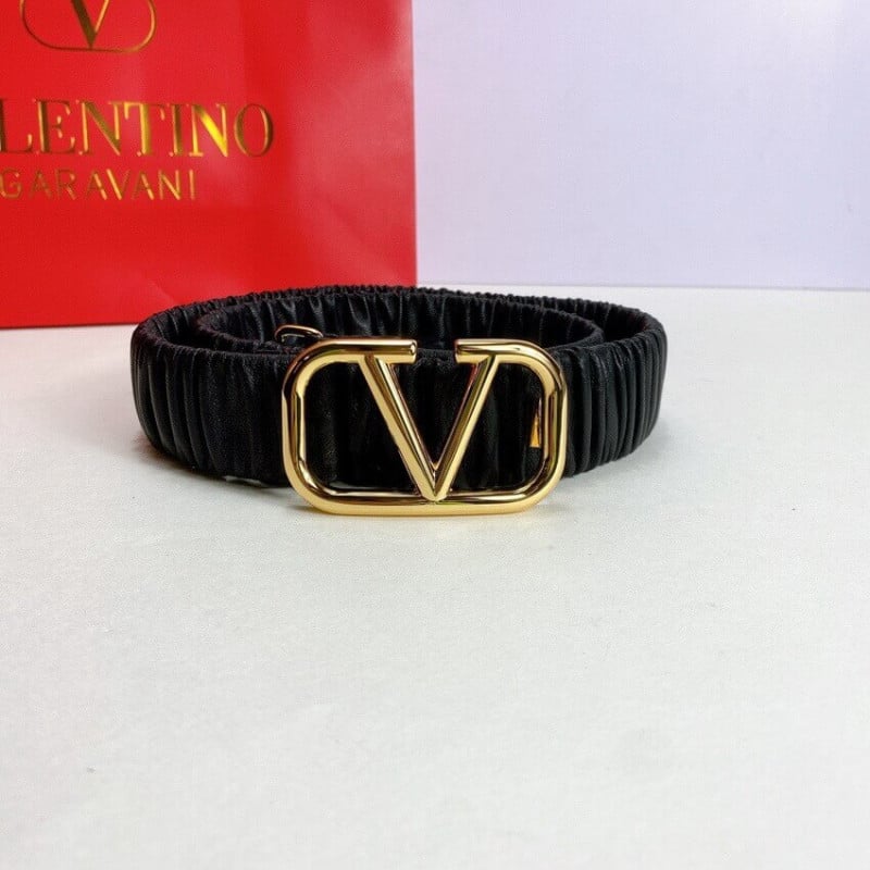 Valentino Garavani Vlogo Elastic 3.0cm Belt