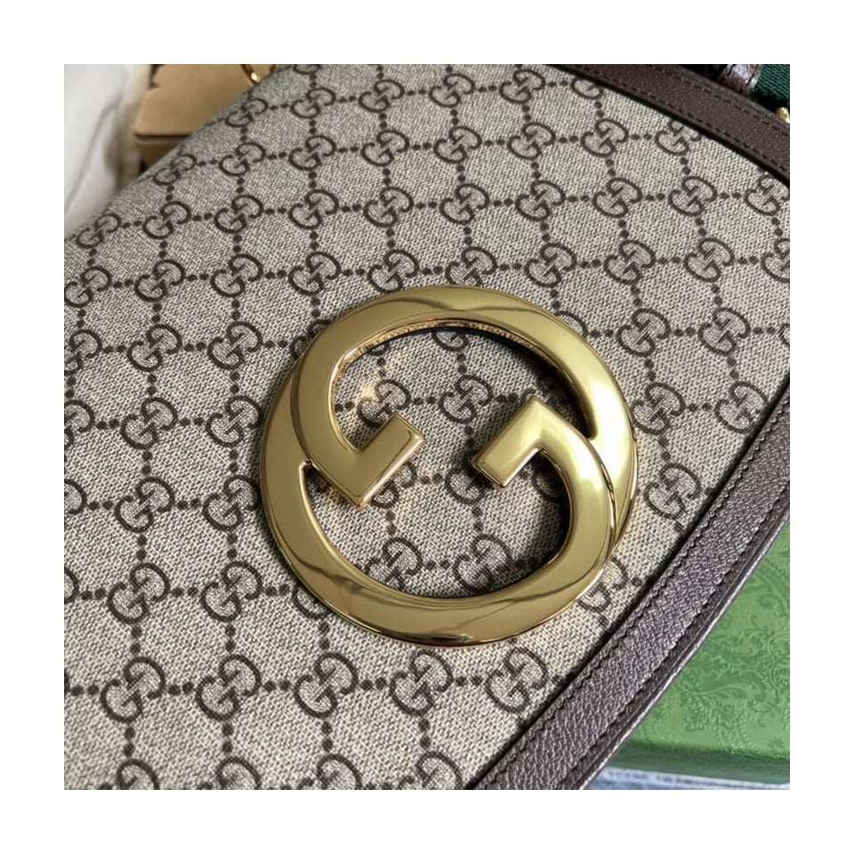 Gucci Blondie Medium Shoulder Bag With Round Interlocking G view 11