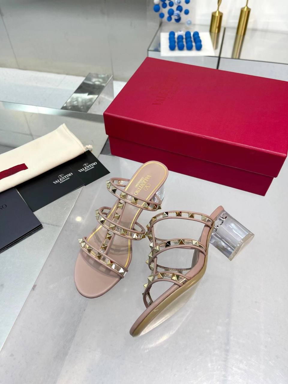 Valentino Garavani Beige Sandals 2W0S0C47Ngu view 4
