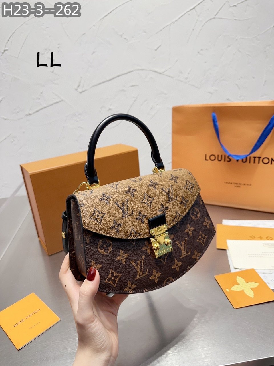 Louis Vuitton Tilsitt Bag Brown 23Cm M46548 view 5