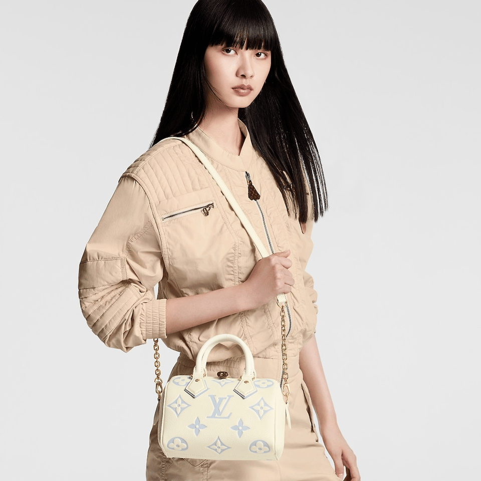 Louis Vuitton Speedy Bandoulière 20 Candy Blue 20Cm M46883 view 4