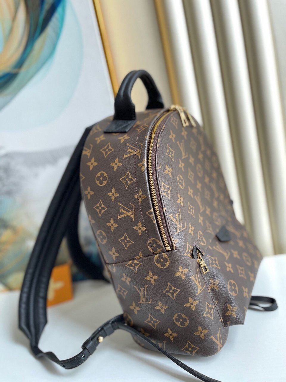 Louis Vuitton Palm Springs Backpack MM Monogram Canvas 28cm/11in M44874 view 9