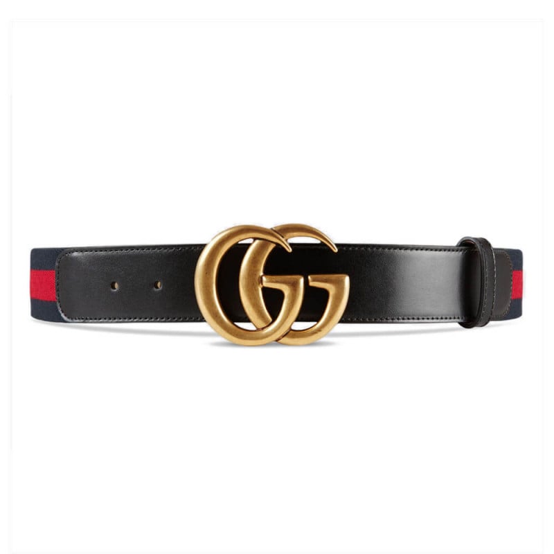 Gucci Nylon Web Belt With Double G Buckle 409416 view 2