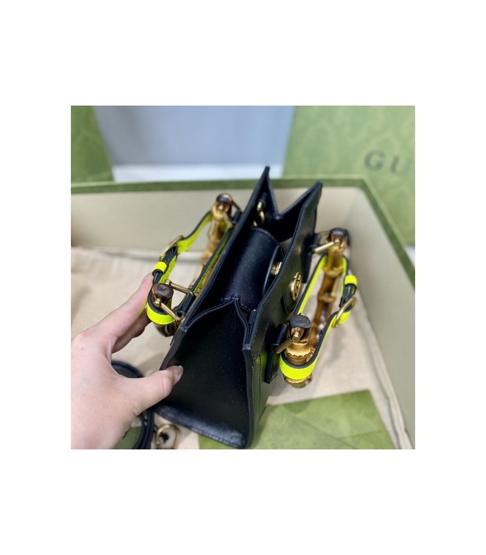 Gucci Diana Mini Tote Bag Black view 14