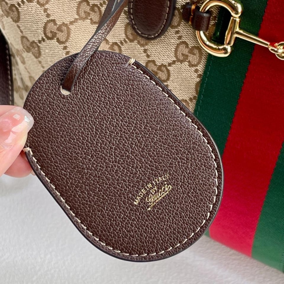 Gucci Borsetto Large Boston Bag Sand Brown 38.5cm/15.2in view 5