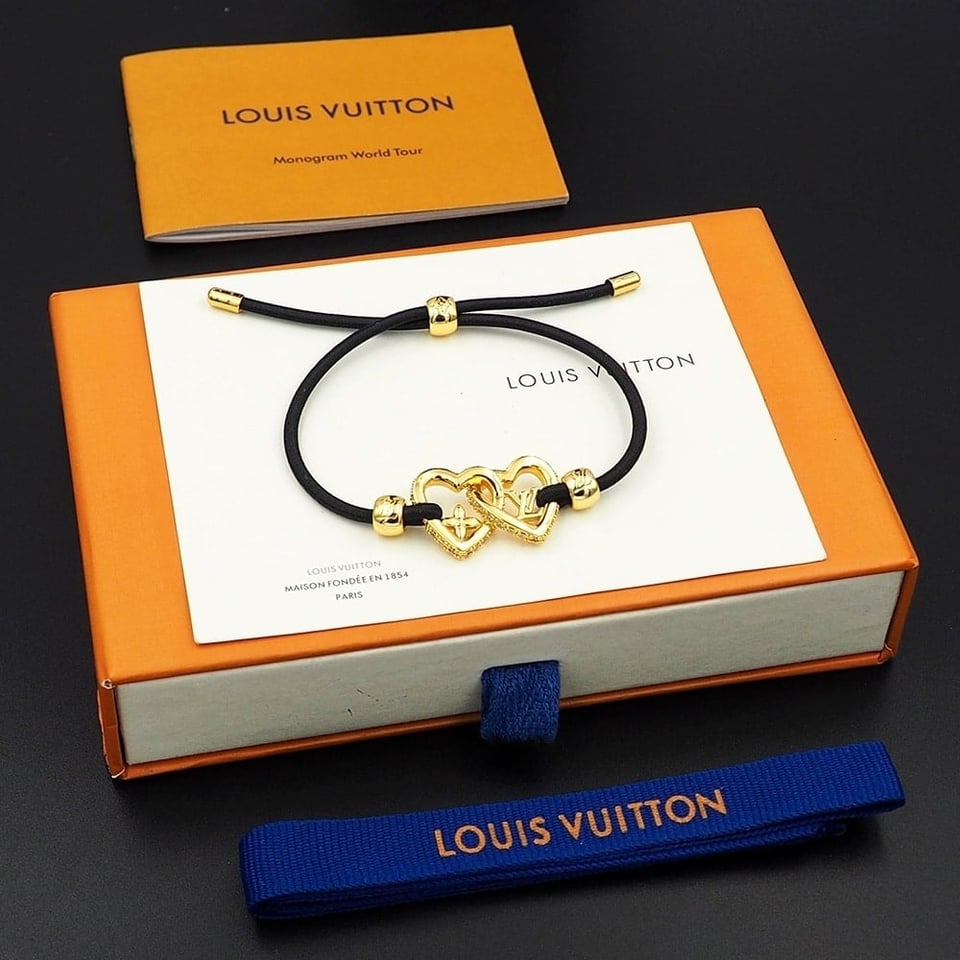 Louis Vuitton Louis My Love Bracelet Black view 3