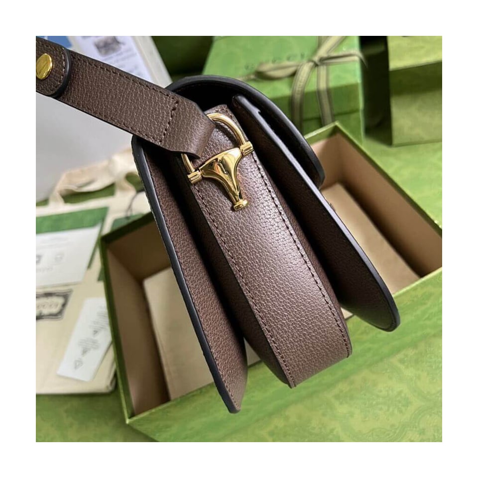 Gucci Horsebit 1955 Shoulder Bag with Jumbo GG view 5
