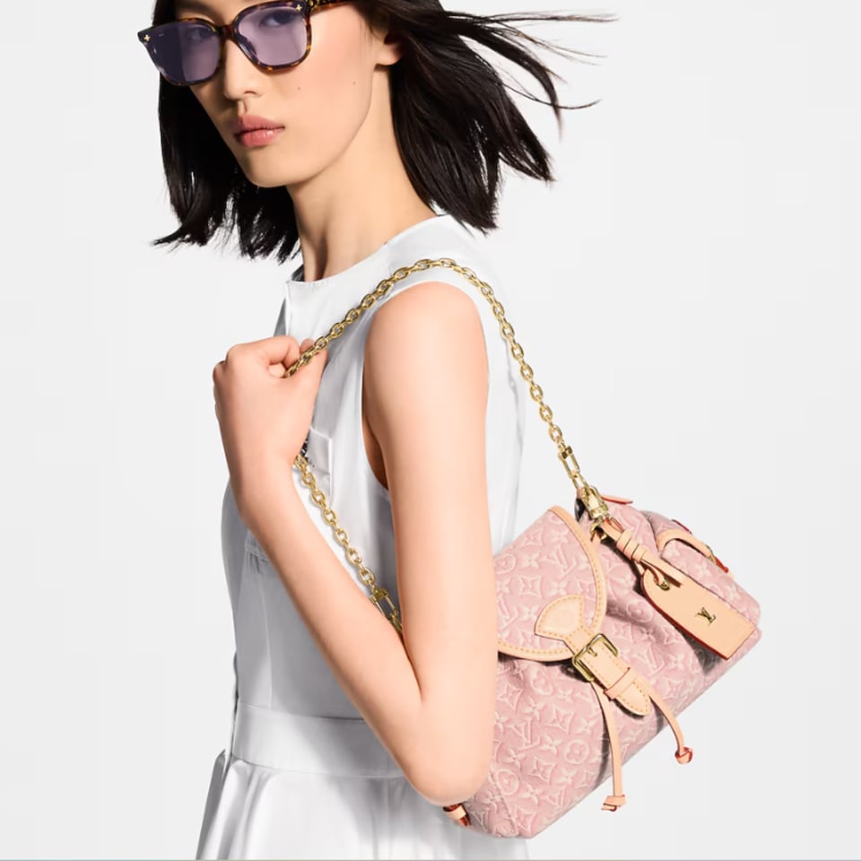 Louis Vuitton Odyssee PM Monogram Emblème Rose Ruban Color 27cm M29974 view 2