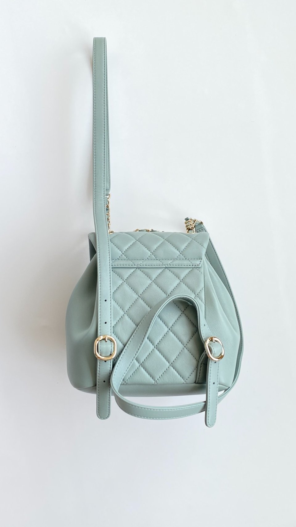 Chanel Small Duma Backpack Quilted Calfskin 17.5cm view 7