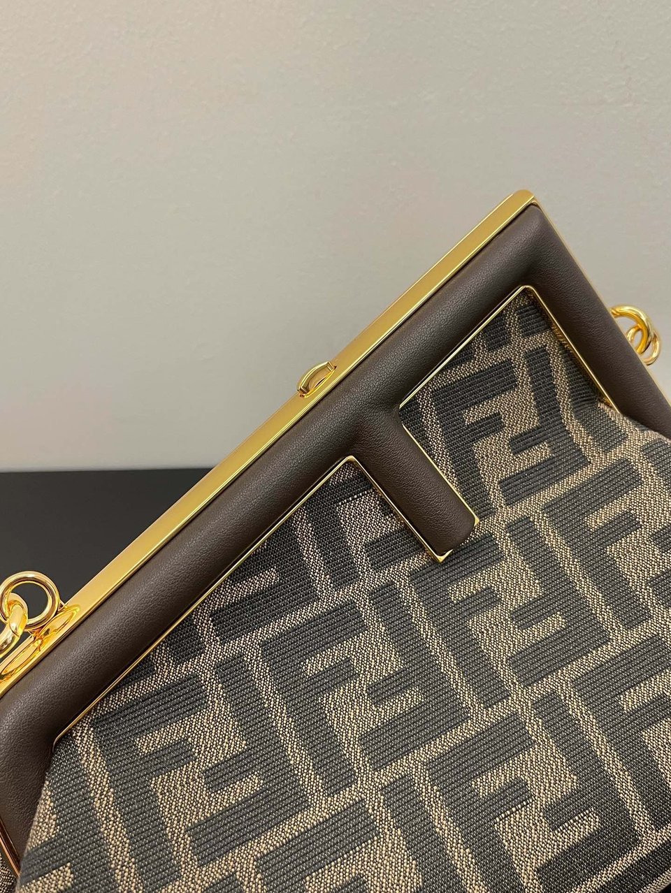 Fendi First Small Ff Brown Bag 26Cm view 9