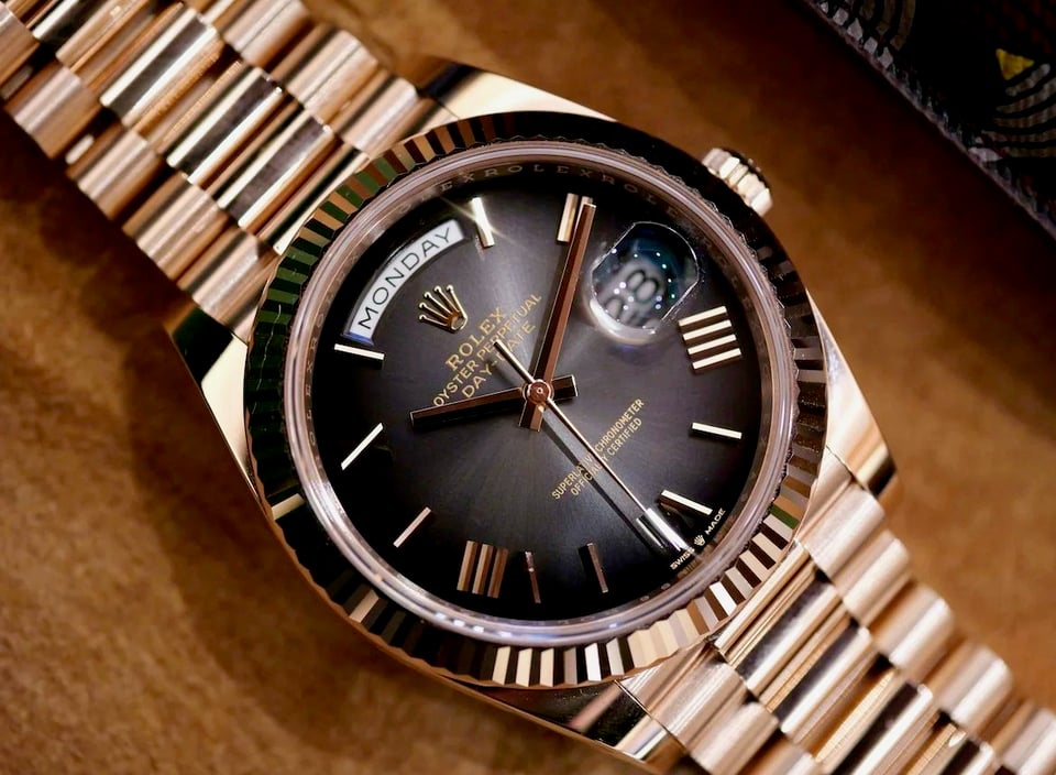 [Superclone] Rolex Day-Date 40mm Slate Ombré Dial President 228235 view 3