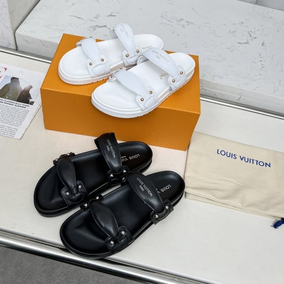 Louis Vuitton Bom Dia Comfort Mule Black view 7