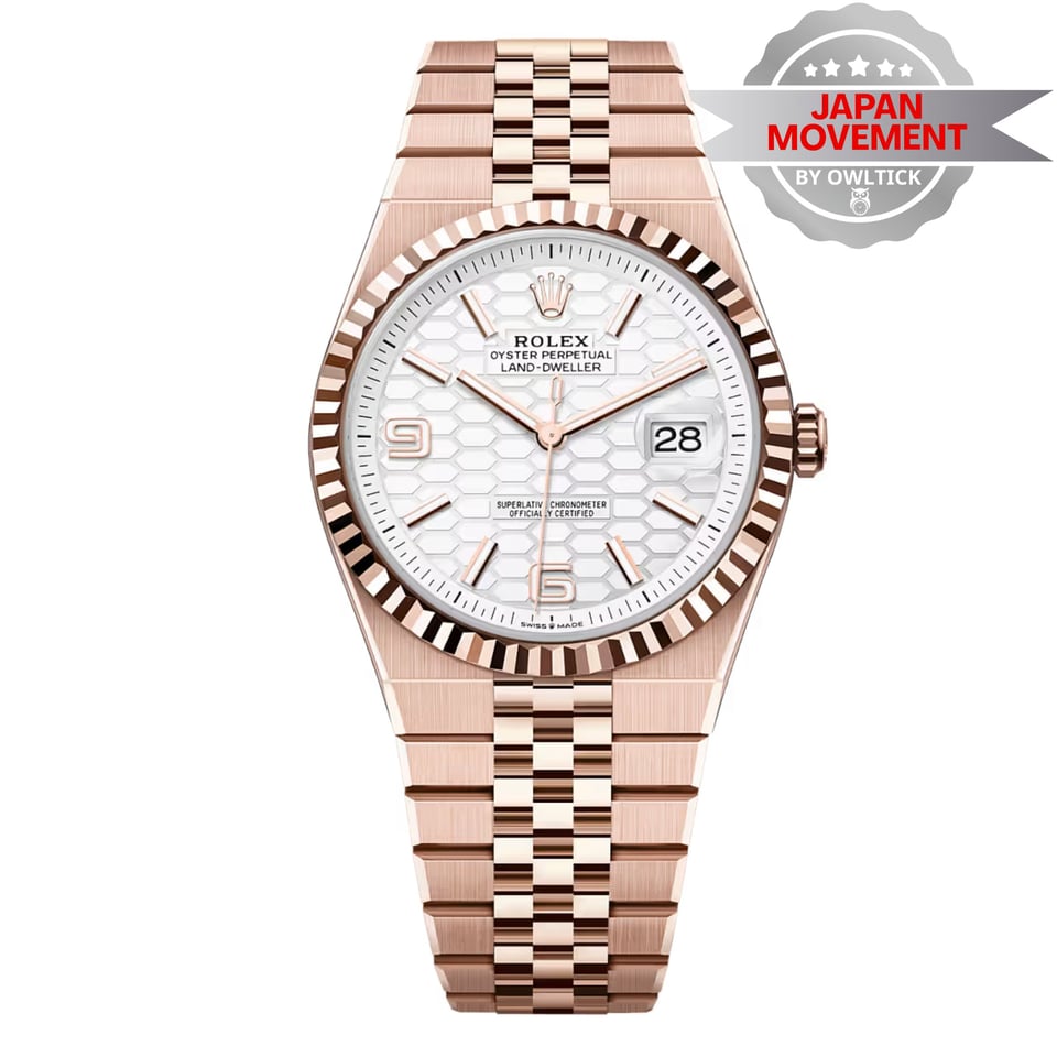 [Superclone] Rolex Land-Dweller 40mm Intense White Dial Flat Jubilee 127335
