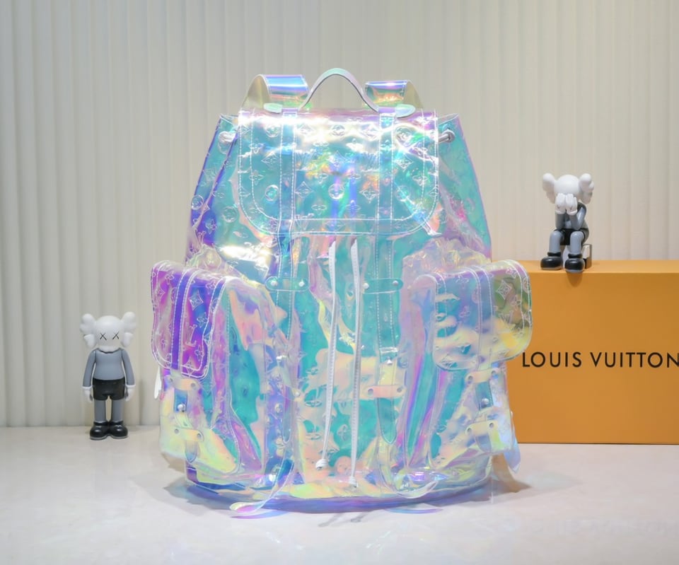 Louis Vuitton X Virgil Abloh Pvc Prism Christopher Backpack Honogram 49Cm M53286 view 11