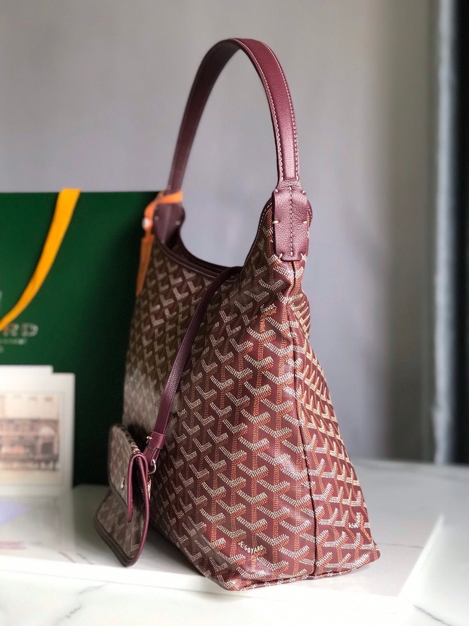 Goyard Hobo Boheme 42Cm Red Canvas view 3