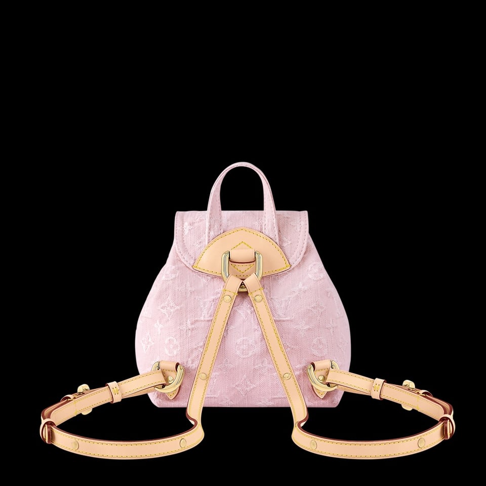 Louis Vuitton Venice Backpack Washed Monogram Denim M13031 Pink 26cm/ 10.2in view 5