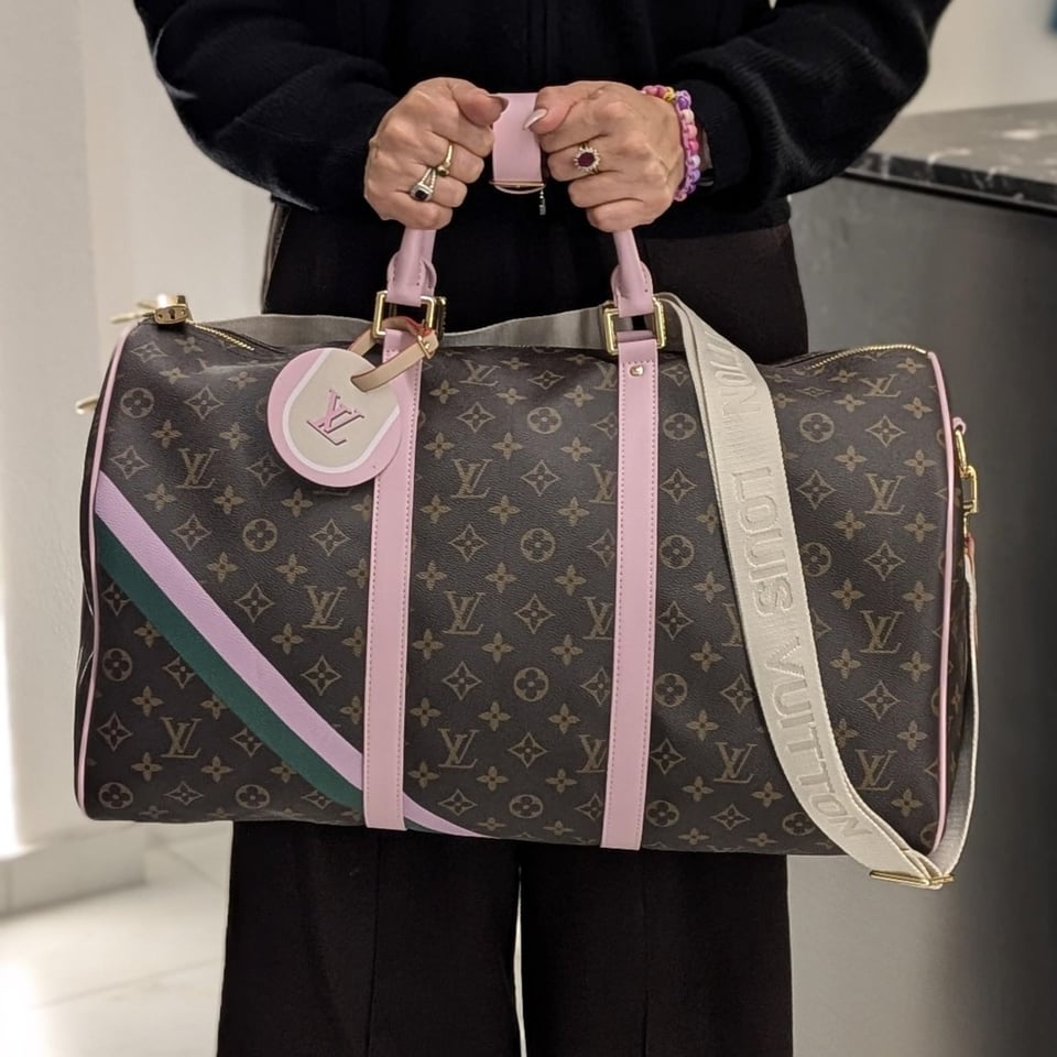 Louis Vuitton Keepall Bandoulière 45cm/17.7in Monogram Coated Canvas M25822 view 2