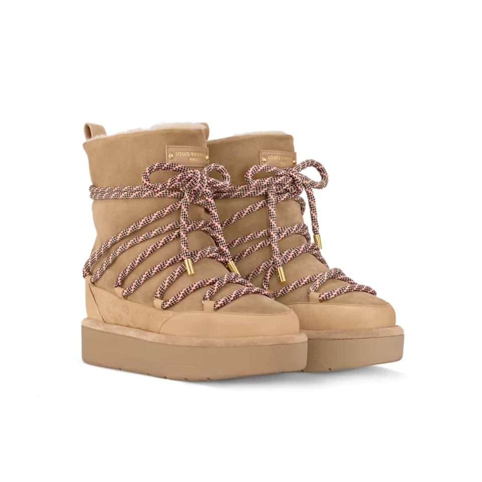 Louis Vuitton Aspen Platform Ankle Boot Beige 1Ac767 view 2