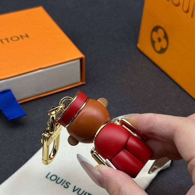 Louis Vuitton Gaston Keychain Red Color 13cm/5.1in view 5