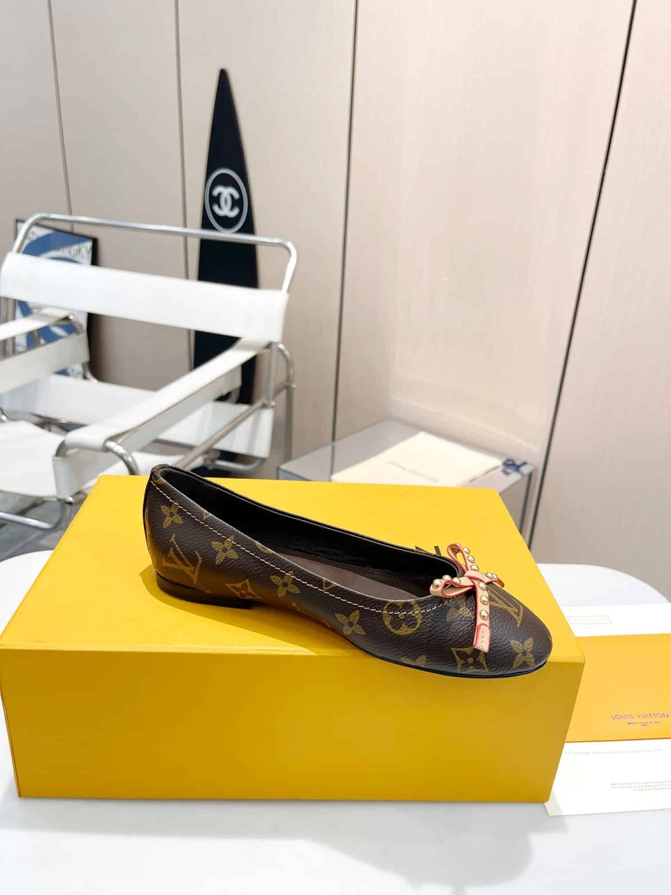 Louis Vuitton Nina Doll Shoes Monogram Canvas view 7