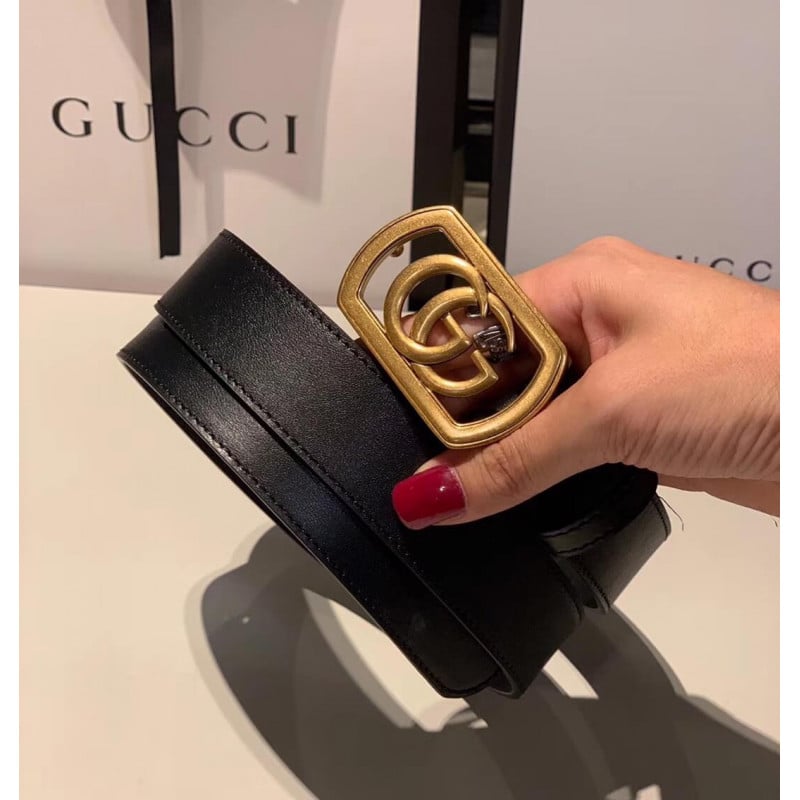 Gucci Belt With Framed Double G Buckle 575587 view 7