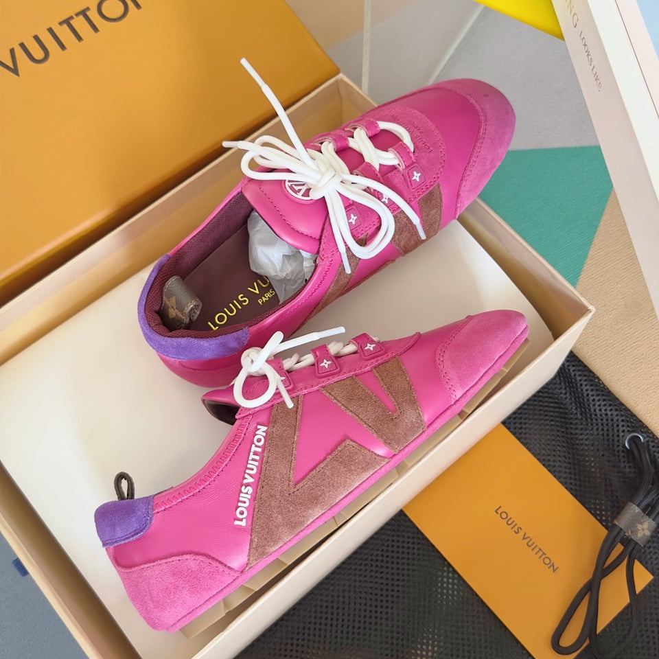 Louis Vuitton Sneakerina Pink &amp; Purple – Women’s Ballet-Inspired Slim Sneakers view 5