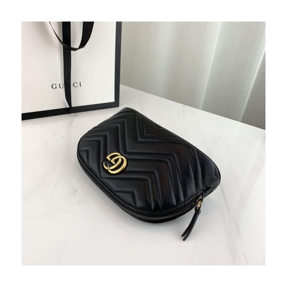 Gucci GG Marmont Cosmetic Case Black view 7