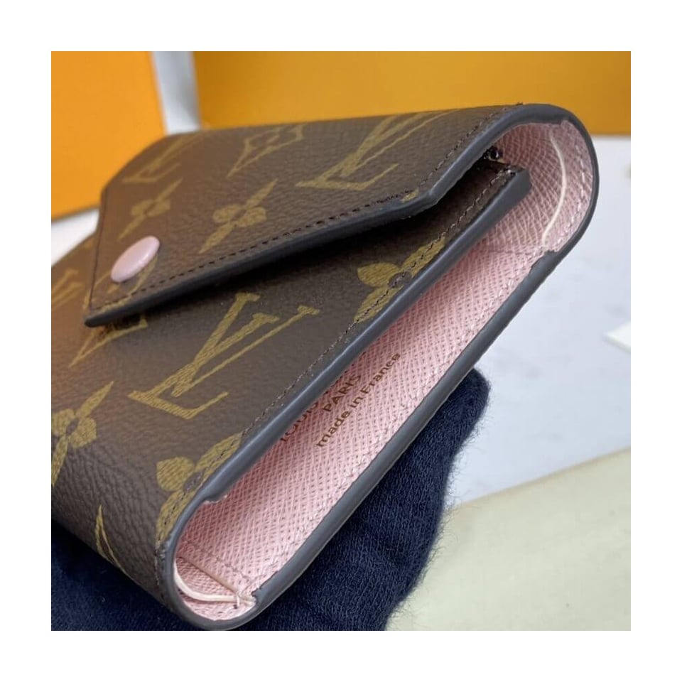 Louis Vuitton Monogram Canvas Victorine Wallet Pink view 6