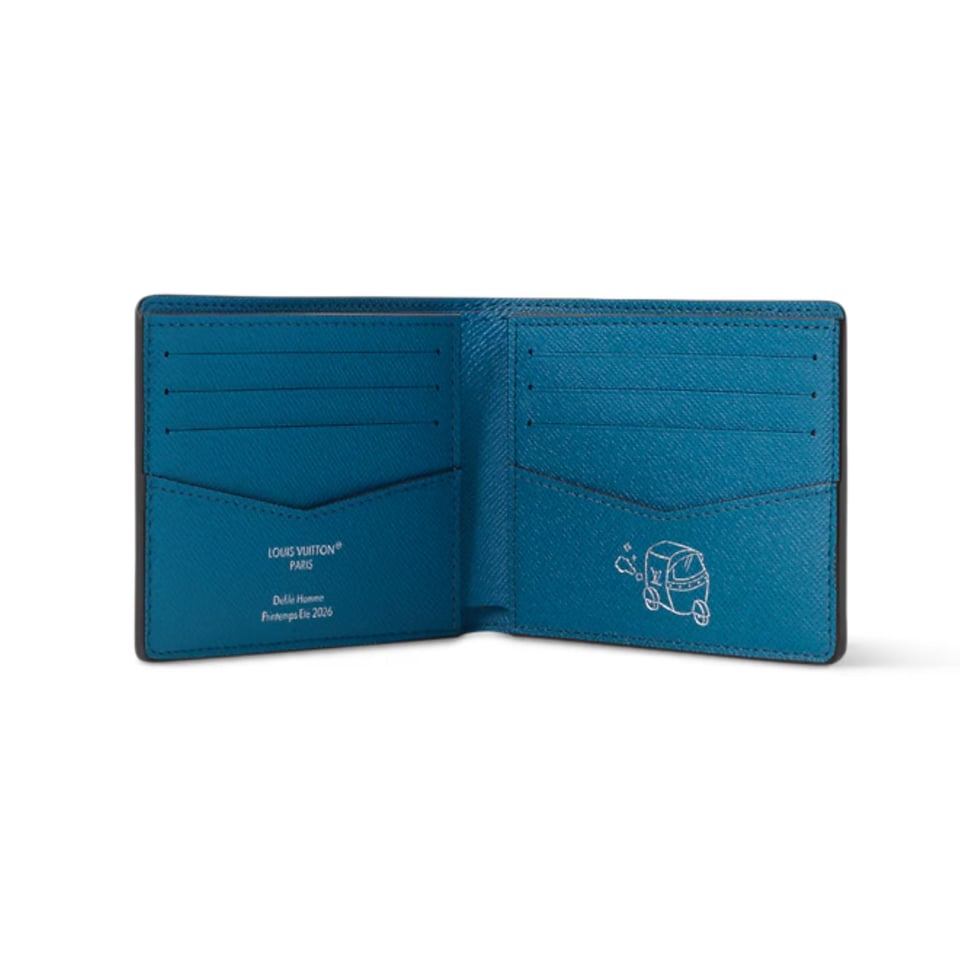 Louis Vuitton Slender Wallet – Monogram Sunset Blue 11cm M28006 view 3