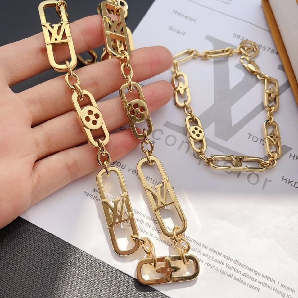 Louis Vuitton My Lv Chain Necklace M01123 view 3