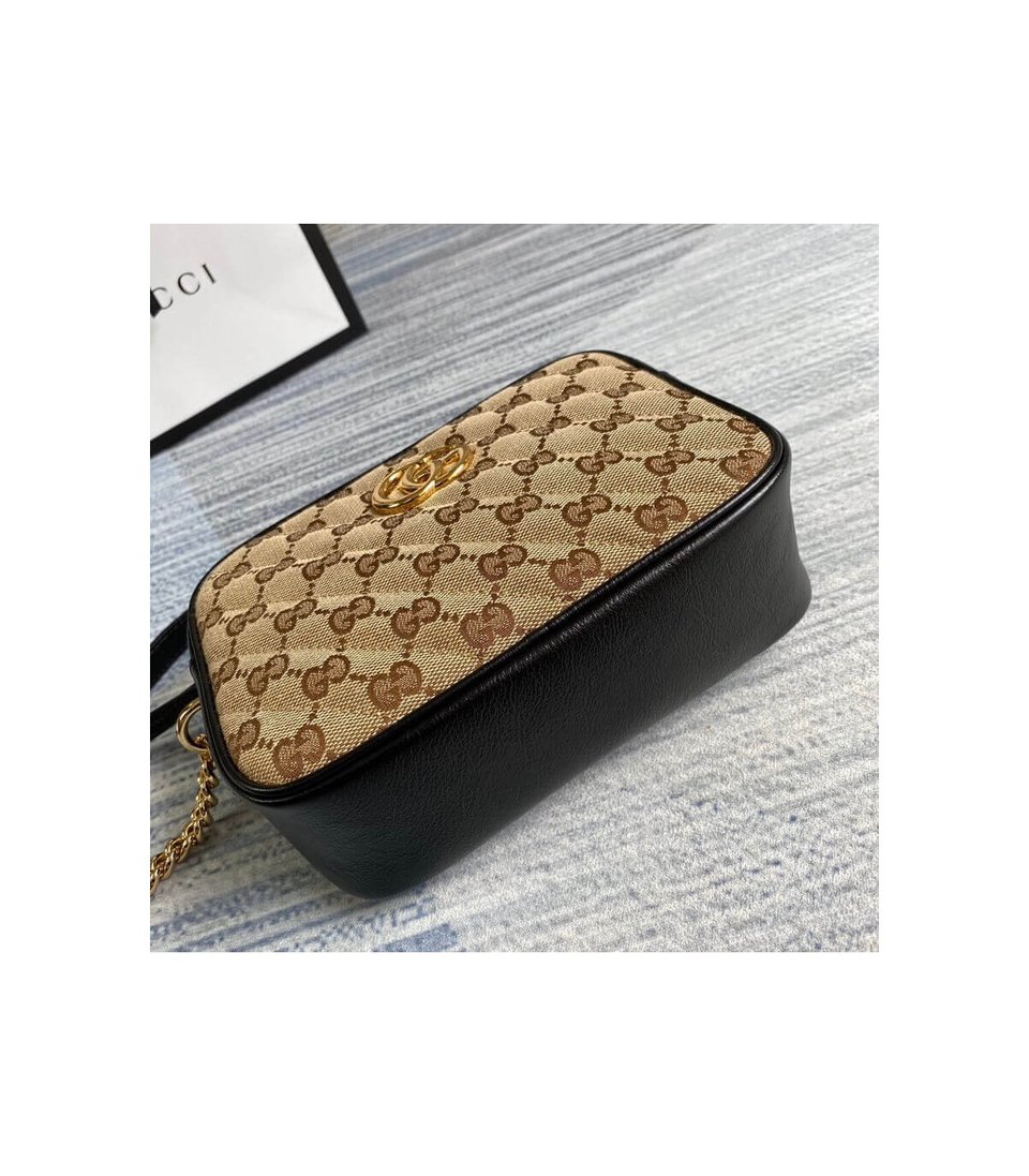 Gucci GG Canvas Matelasse Mini Bag Black view 6