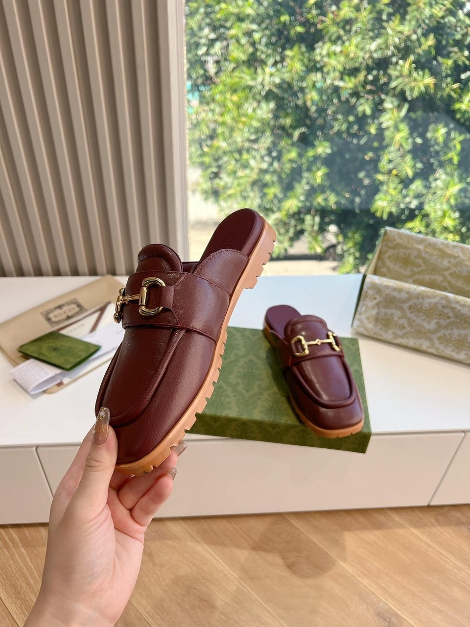 Gucci Women’s Mule With Horsebit Brown view 4